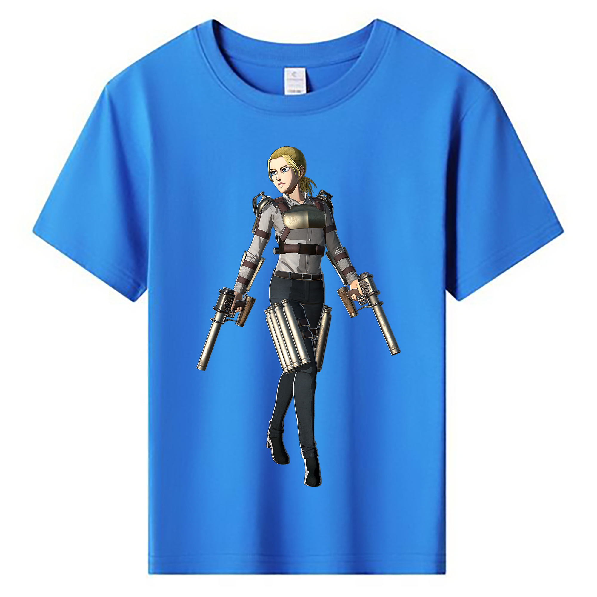 （画像用） 進撃の巨人 Attack on Titan 綿100％キッズTシャツ（フロントプリント）